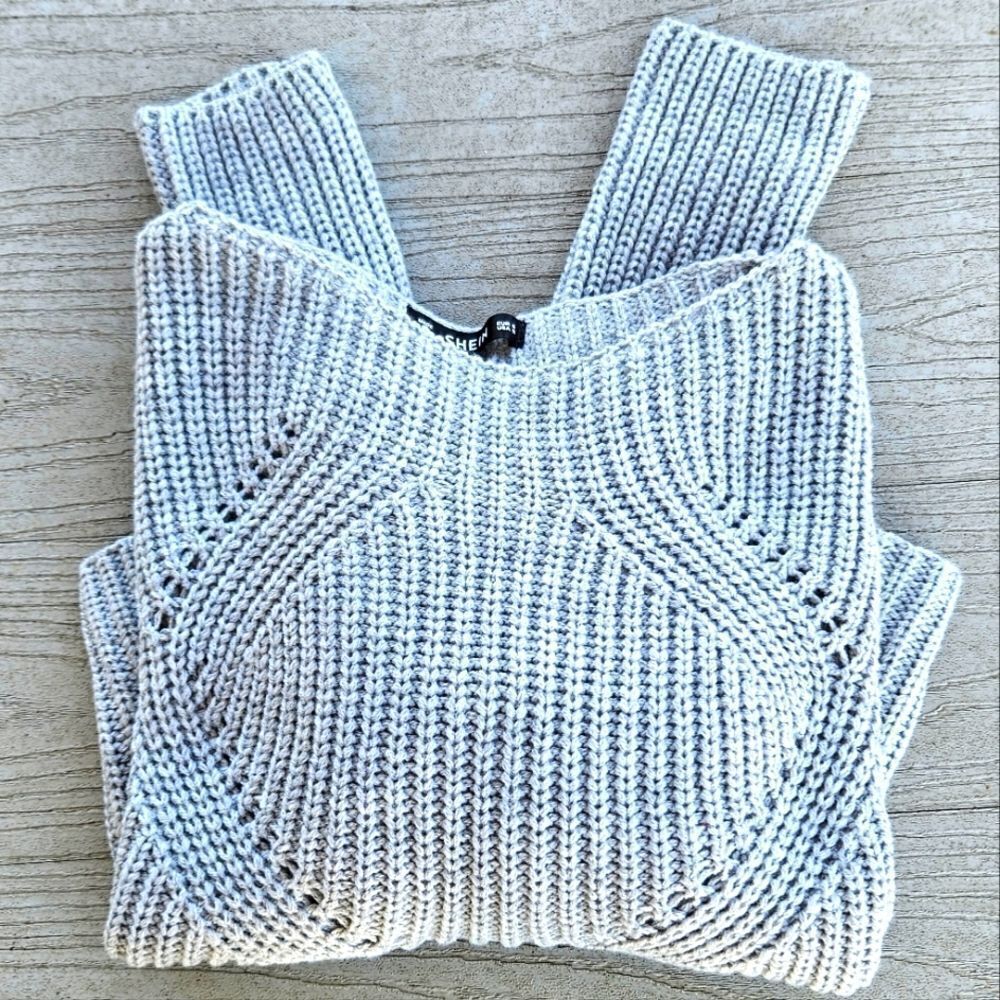 Shein womens cropped sweater. Small New no tags. - Picture 6 of 15